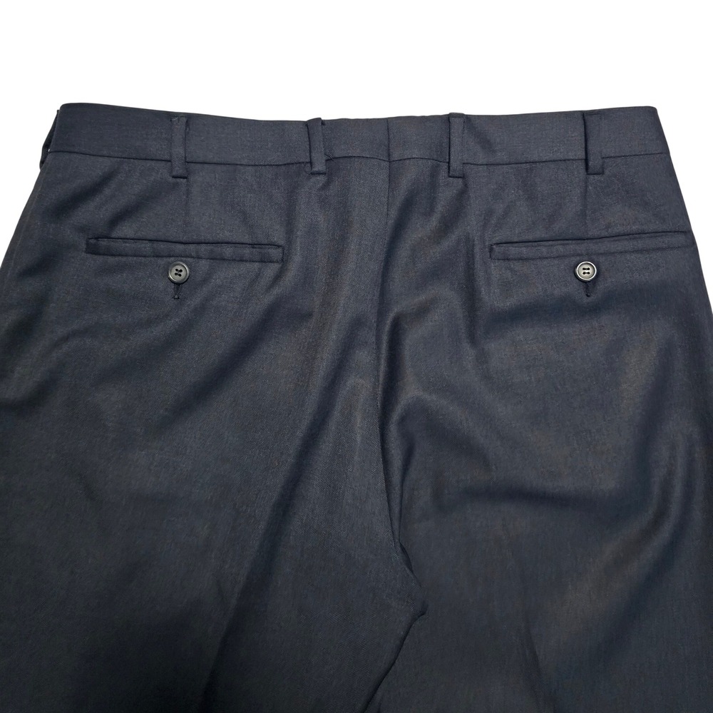 Prada Men Charcoal Wool Blend Dress Pants Trousers Made in Italy IT 50R 35x29 - Picture 7 of 11